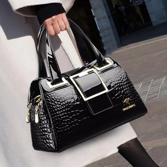 Crocodile Leather Shoulder