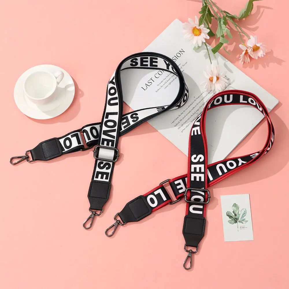 Colored Nylon Wide Bag Strap