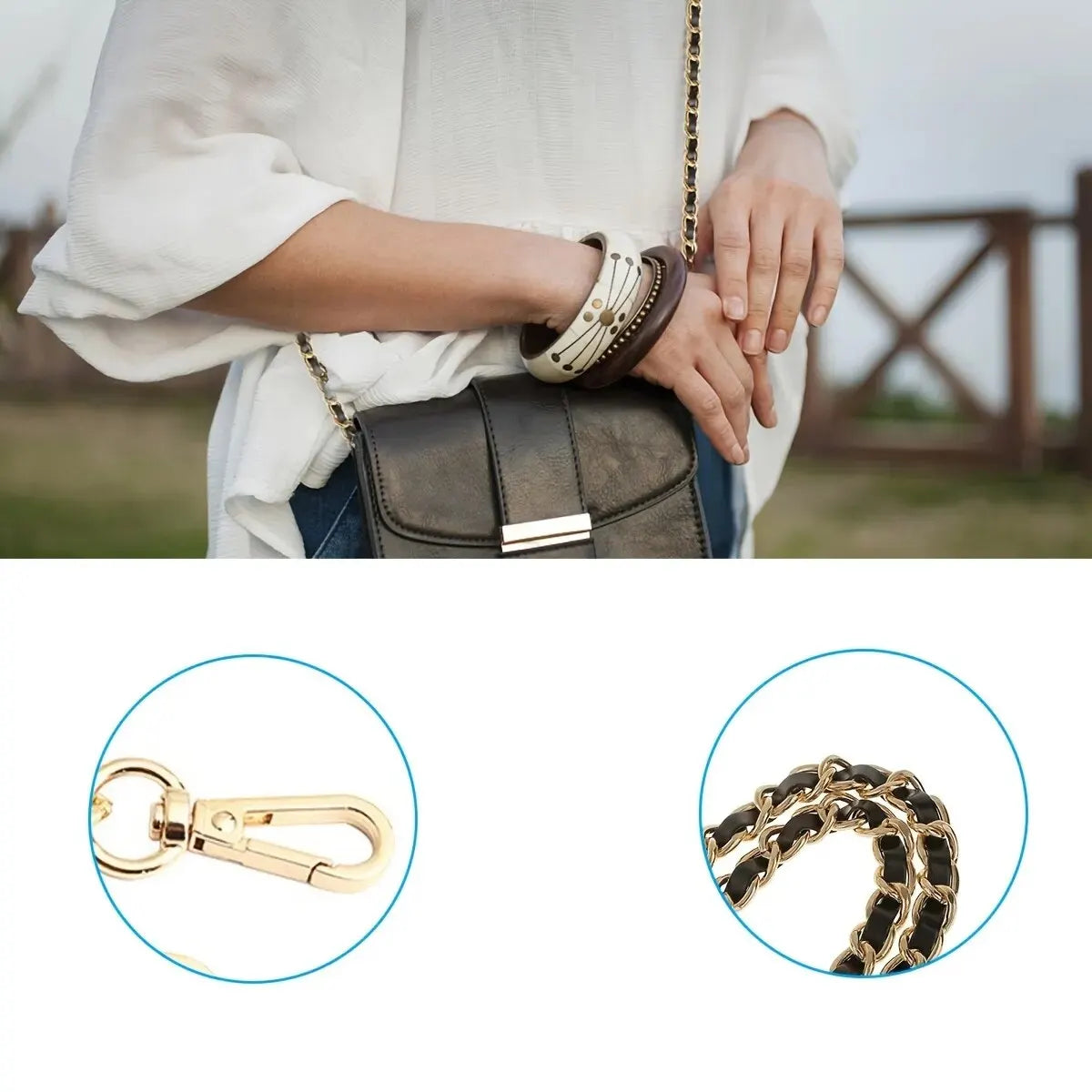 Universal Shoulder Bag Strap Chain