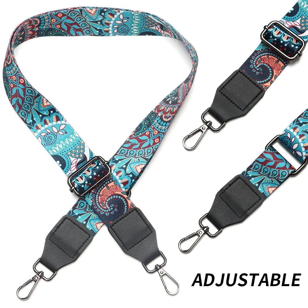 Colored Nylon Wide Bag Strap