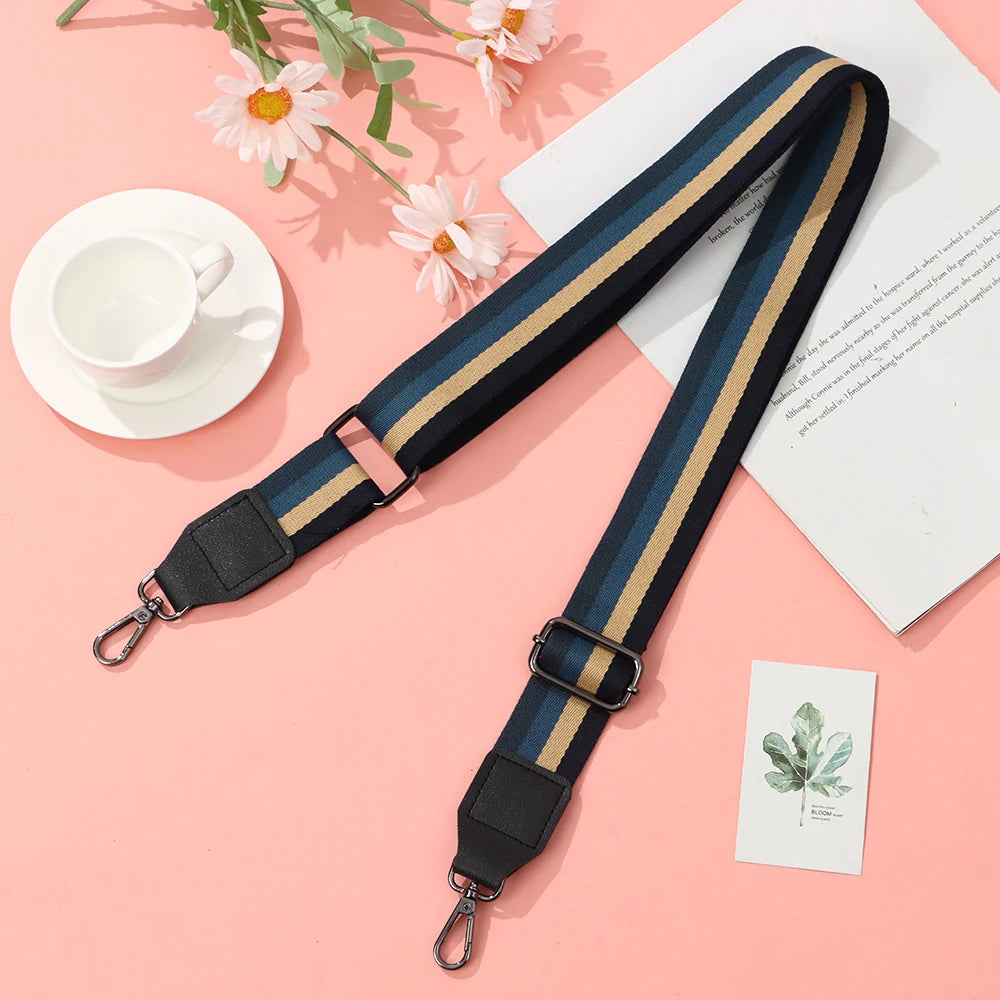 Colored Nylon Wide Bag Strap