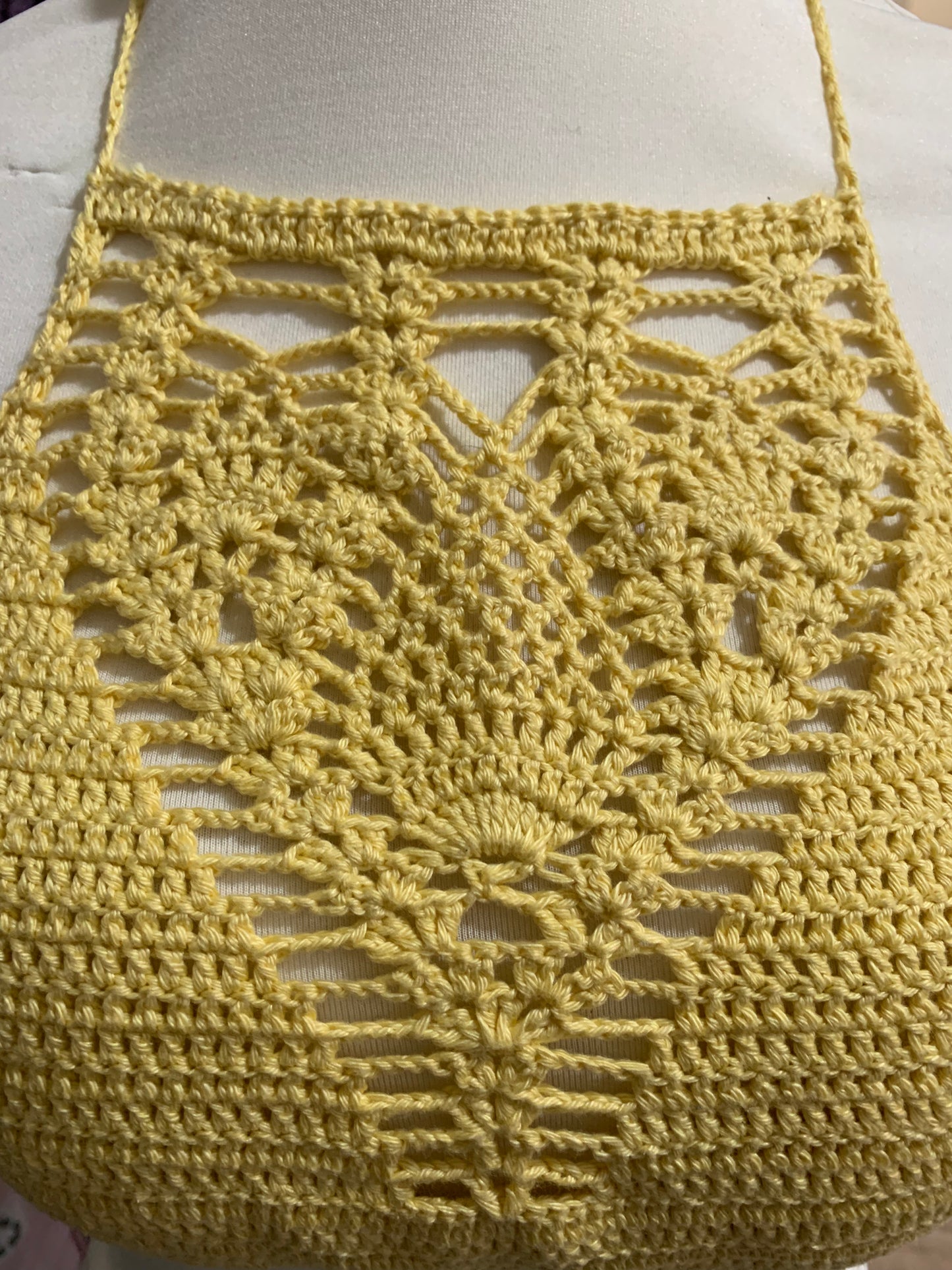 Crop top yellow Flower