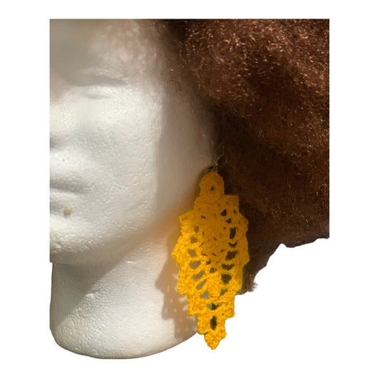Yellow crochet