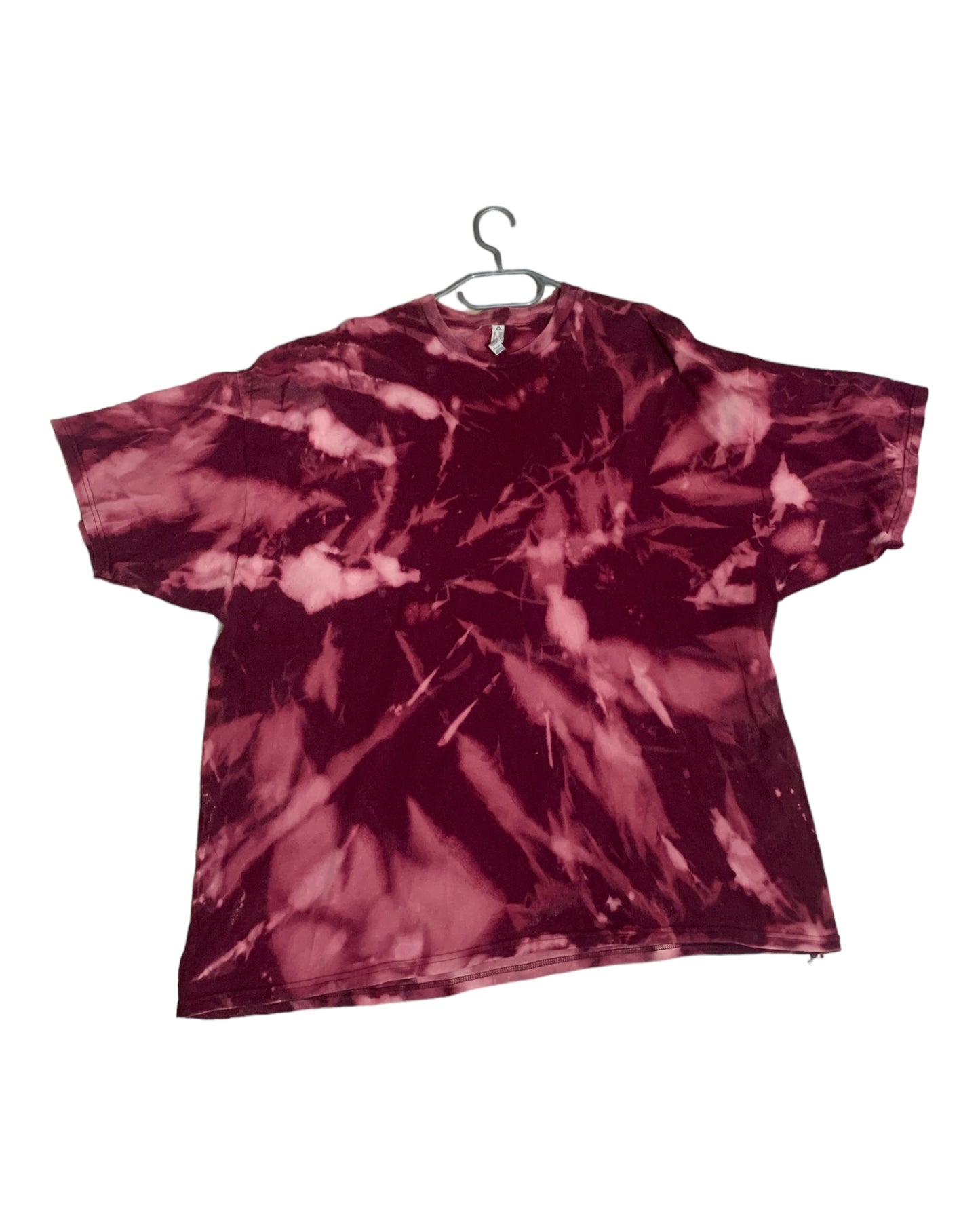 Wine tie dye shirt