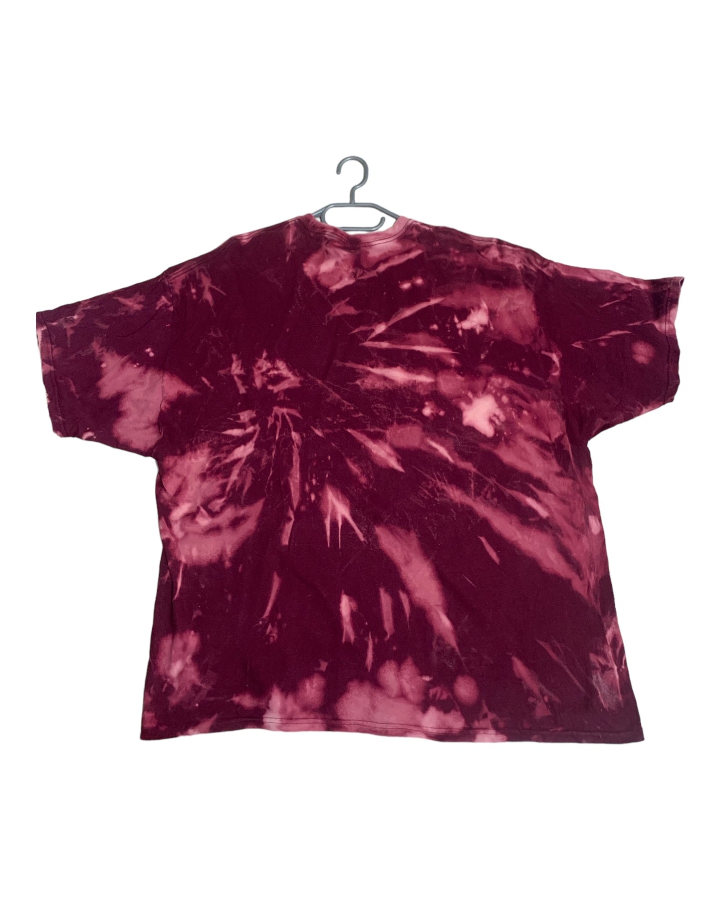 Wine tie dye shirt