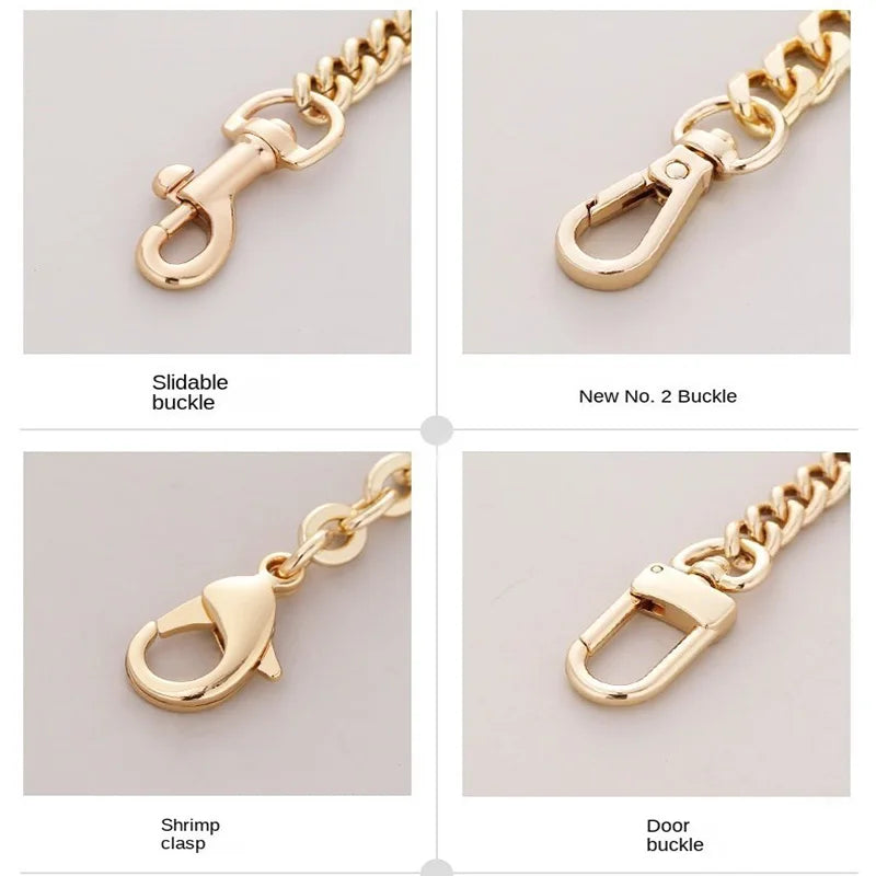 WUTA Handbag Metal Wallet Chain Strap